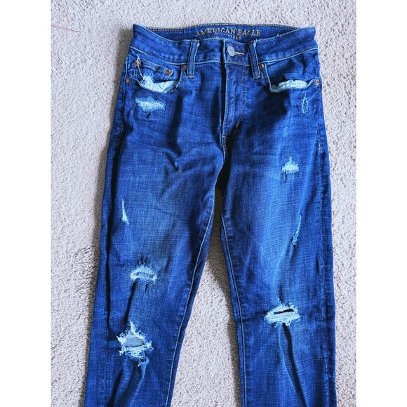 American Eagle Men's Next Level Air Flex Distressed Slim Fit Jeans 29x32 Classic - Picture 6 of 9